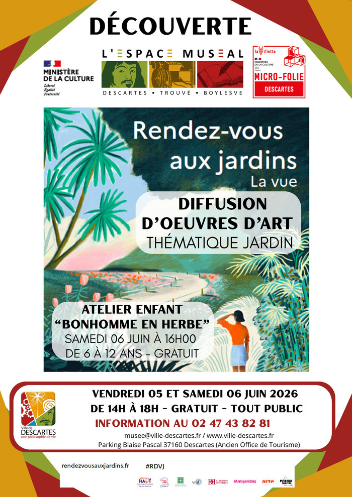 Rendez-vous aux jardins à la Micro-Folie de Descartes !