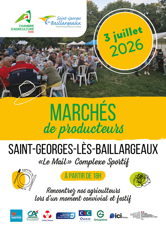 Marchés de producteurs - Saint-Georges-Lès-Baillargeaux