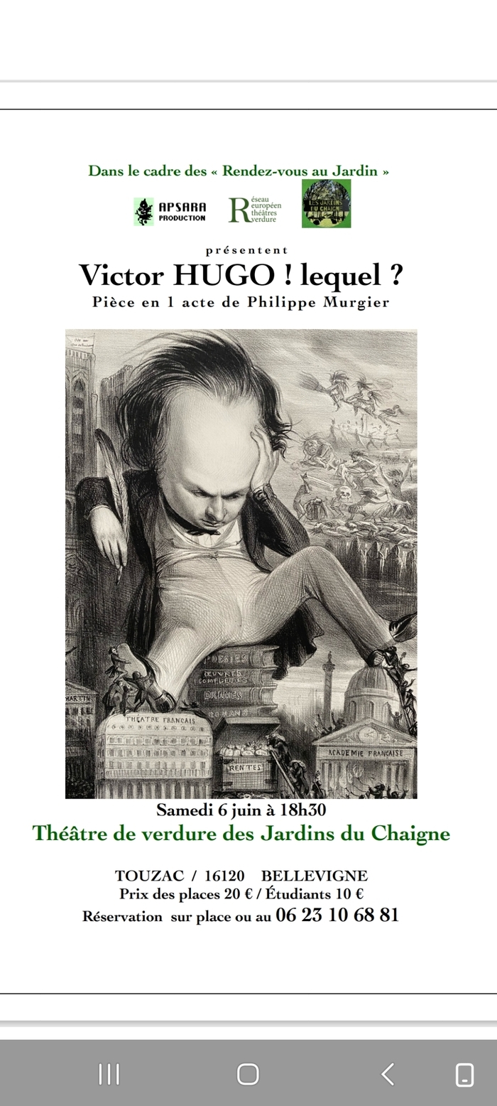 Pièce de théâtre : Victor Hugo ! Lequel ?