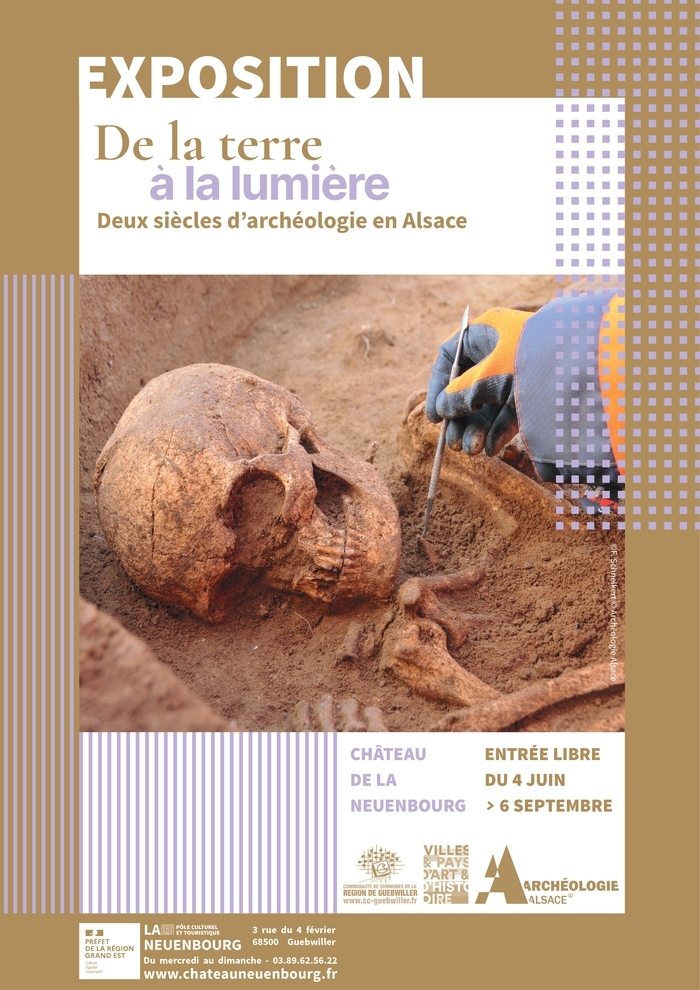 Exposition "De la terre à la lumière, deux siècles d'archéologie en Alsace"