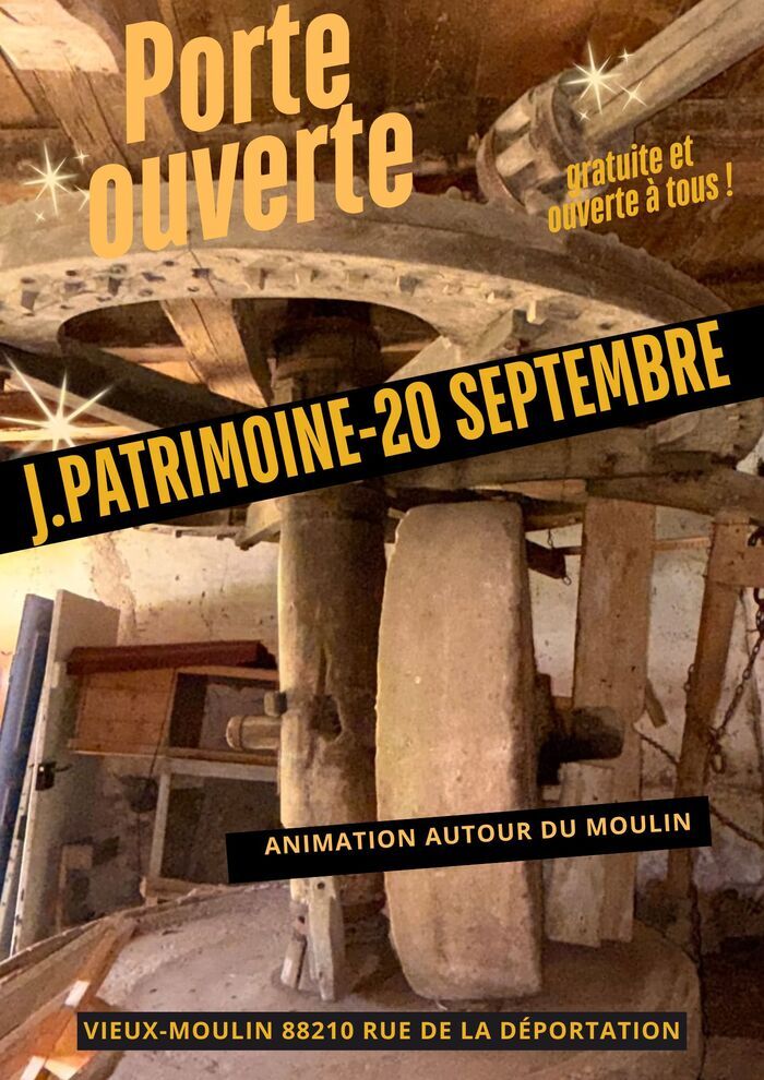 Restauration et remise en route d'un moulin à huile et son pressoir datés du XVIIIème siècle