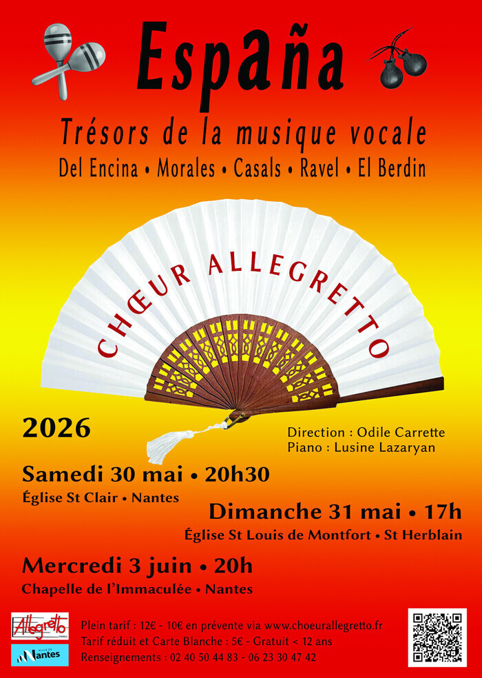 Espagne : le chœur Allegretto dévoile ses trésors de la musique vocale