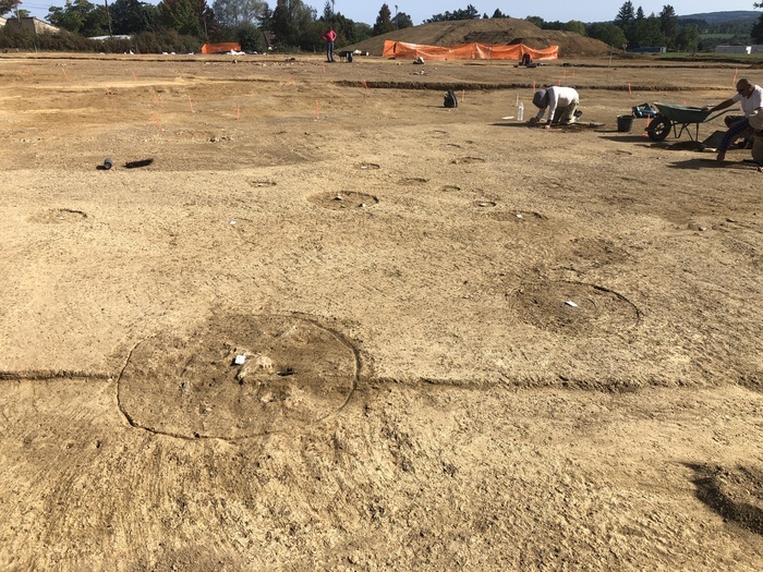 Porte ouverte du chantier de fouilles archéologique Inrap au lieu-dit La Châtre à Magnac-Laval