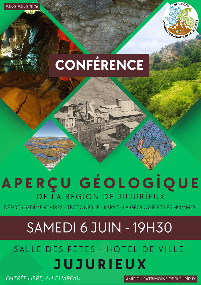 Aperçu géologique de la région de Jujurieux