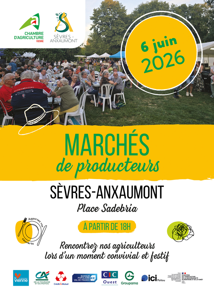 Marchés de producteurs - Sèvres-Anxaumont
