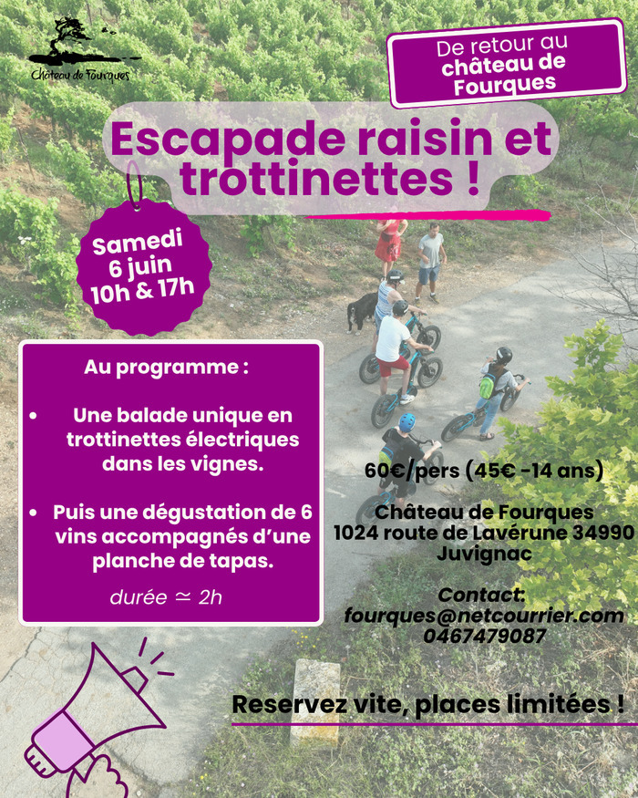 Raisin & trottinettes