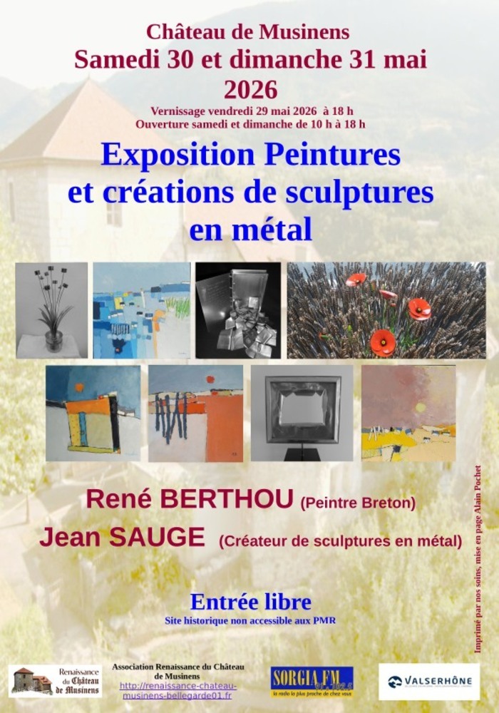 Exposition Peintures et Sculptures en métal
