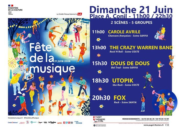 Une journée de concerts à Puget-Théniers