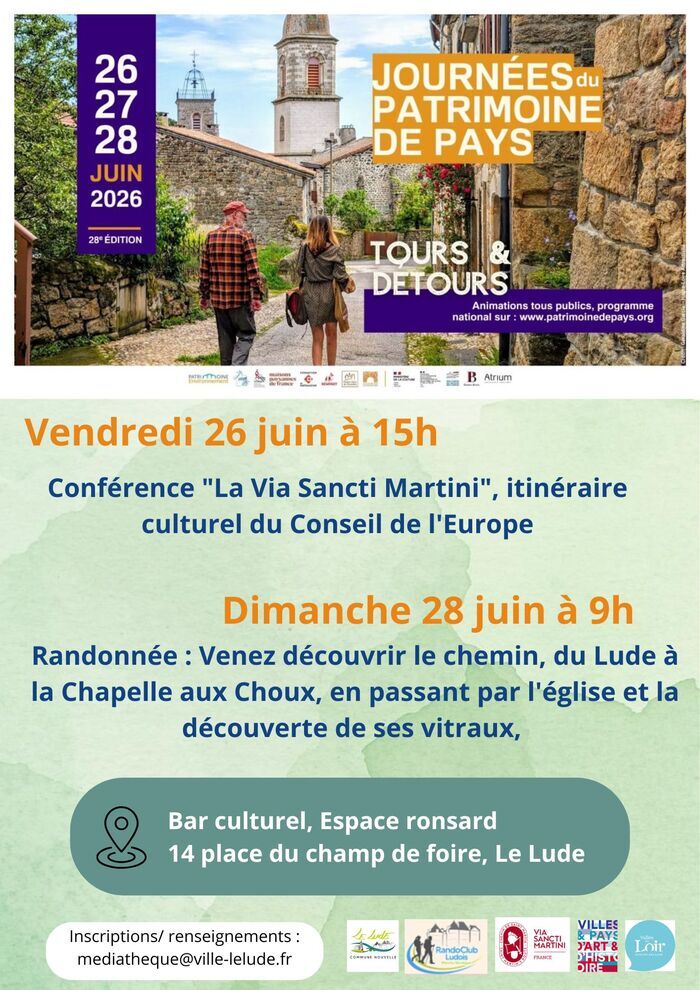 Tours et Détours : Conférence et Randonnée La Via Sancti Martini