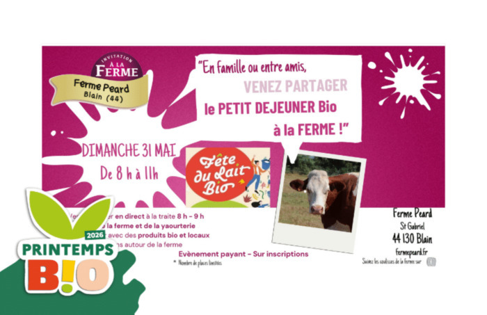 Petit Déjeuner Bio à la Ferme Péard